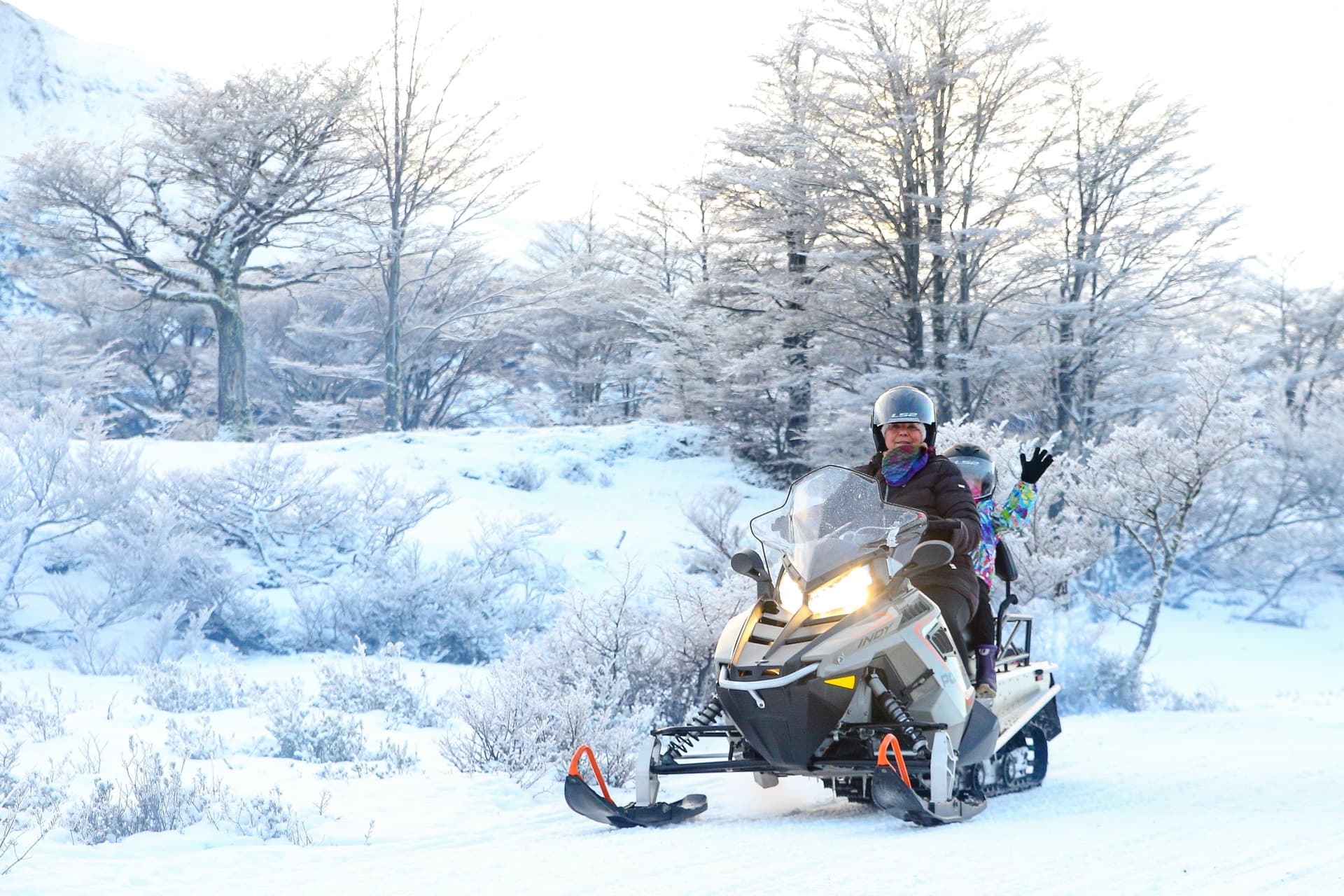 Día de nieve en Husky Park